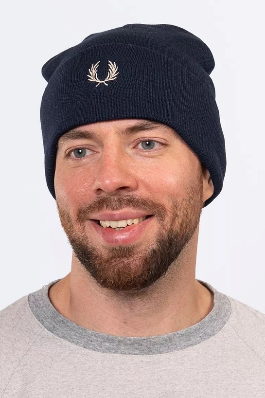 Шапка Fred Perry logo-embroidered - Blue