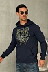 Тёмно-синее худи Kenzo Tiger Head embroidered