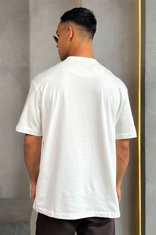 Мужская белая футболка Prada