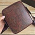 Кожаная сумка Etro с узором пейсли 18x20 см