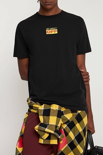 Чёрная оверсайз футболка Off-White Lvr Exclusive Arrow   