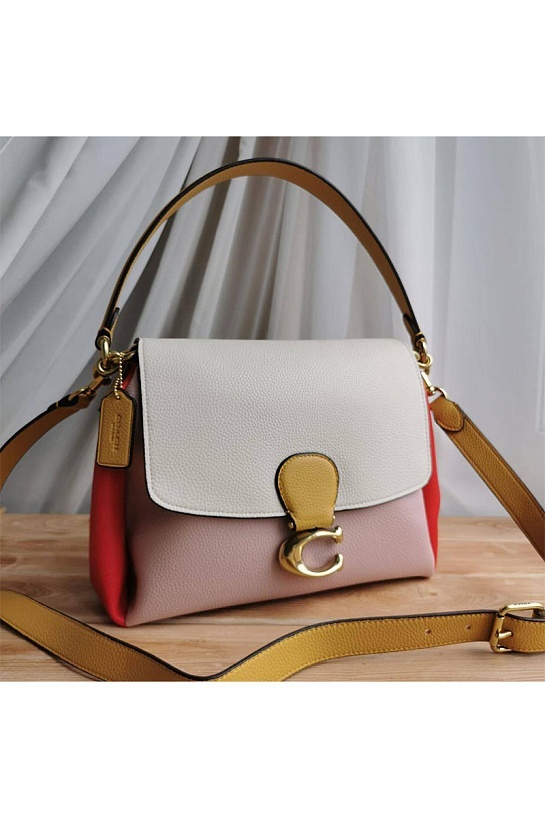 Кожаная сумка Coach May 31x23 см (2 расцветки)