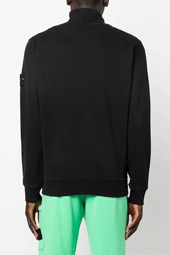 Кофта чёрного цвета Stone Island Zip-Up Compass-patch   