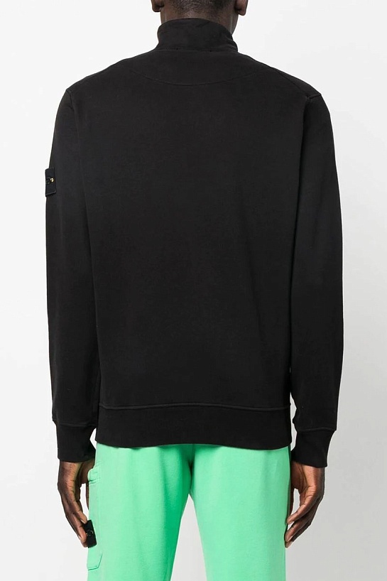 Кофта чёрного цвета Stone Island Zip-Up Compass-patch