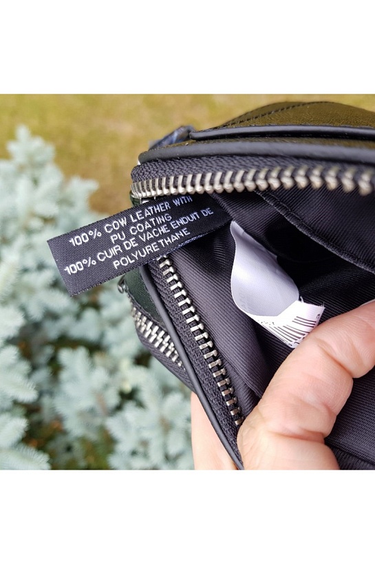 Кожаная сумка Marc Jacobs 19x11 см - Black