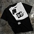 Мужская чёрная футболка Dolce & Gabbana logo-print