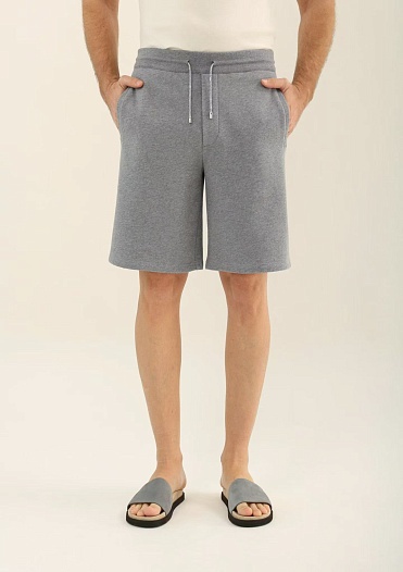 Мужские светло-серые шорты Loro Piana premium   