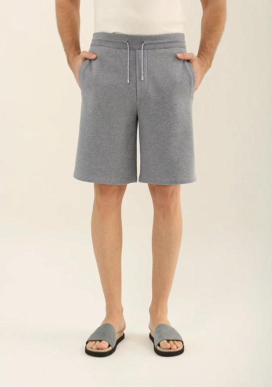 Мужские светло-серые шорты Loro Piana premium