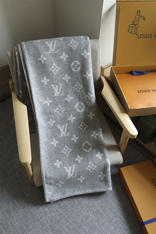 Плед Louis Vuitton Monogram premium 180x140 см