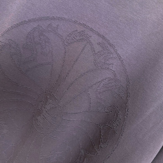 Фиолетовая оверсайз футболка Chrome Hearts Premium   