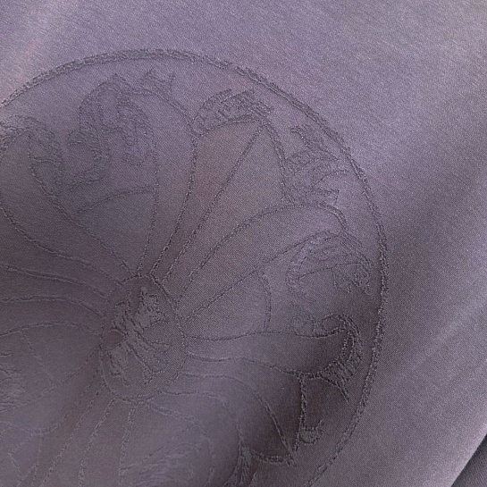 Фиолетовая оверсайз футболка Chrome Hearts Premium