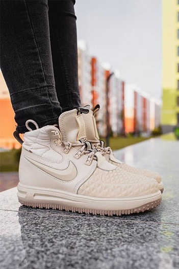 Кроссовки Nike Lunar Force 1 Duckboot '17 - Beige   