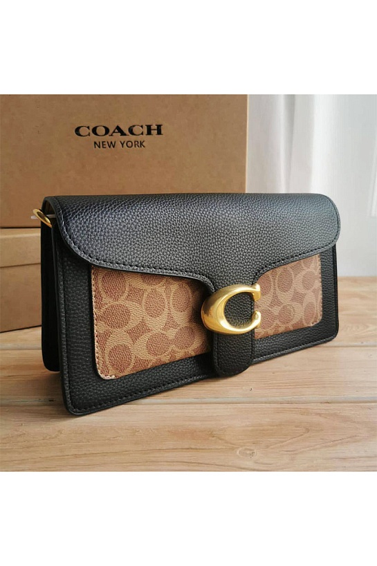 Женская кожаная сумка Coach Tabby 27x15 см (4 расцветки)