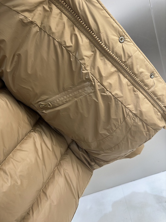 Мужской пуховик Burberry Halsby - Beige