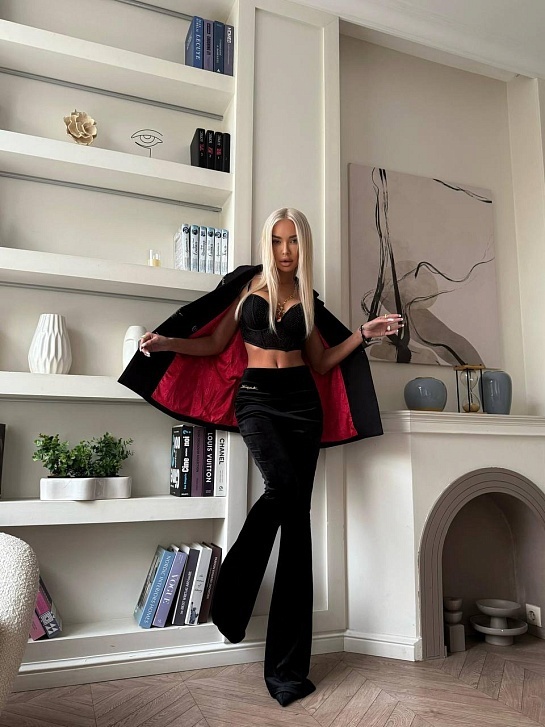 Женские брюки клёш Schiaparelli Premium - Black