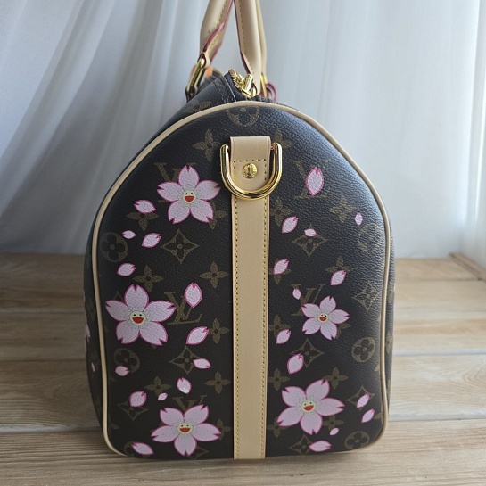 Дорожная сумка Louis Vuitton x Takashi Murakami Keepall Bandoulière 45x22 см