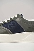Комбинированные кроссовки Gucci Interlocking G - Grey / Blue
