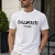 Белая оверсайз футболка Balmain Paris logo-print