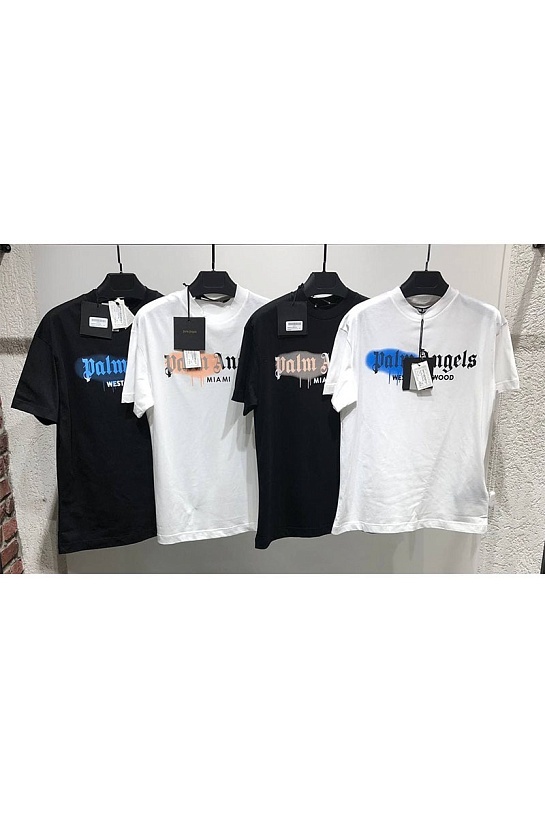 Оверсайз футболка Palm Angels West Hollywood - Black