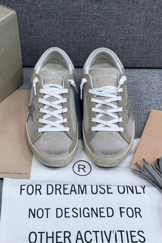 Женские кожаные кроссовки Golden Goose Super Star premium