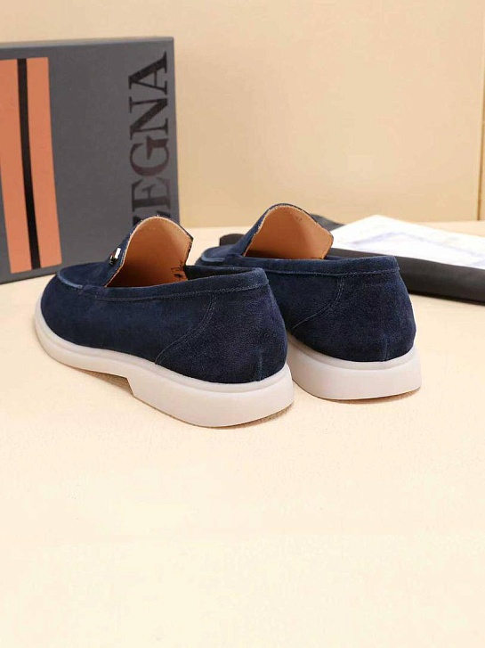 Мужские замшевые лоферы Ermenegildo Zegna