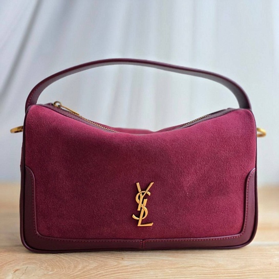 Замшевая сумка Yves Saint Laurent 29x18 см