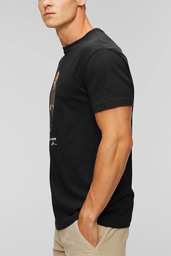 Мужская чёрная футболка Polo Ralph Lauren "Bear"   