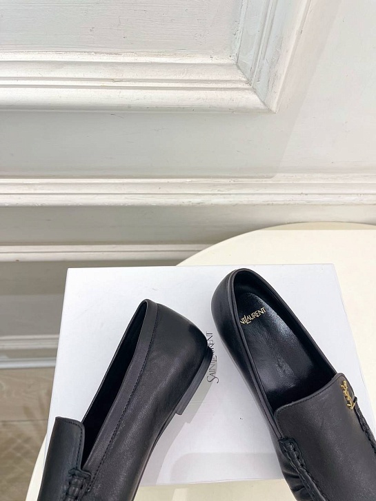 Женские кожаные лоферы Yves Saint Laurent premium