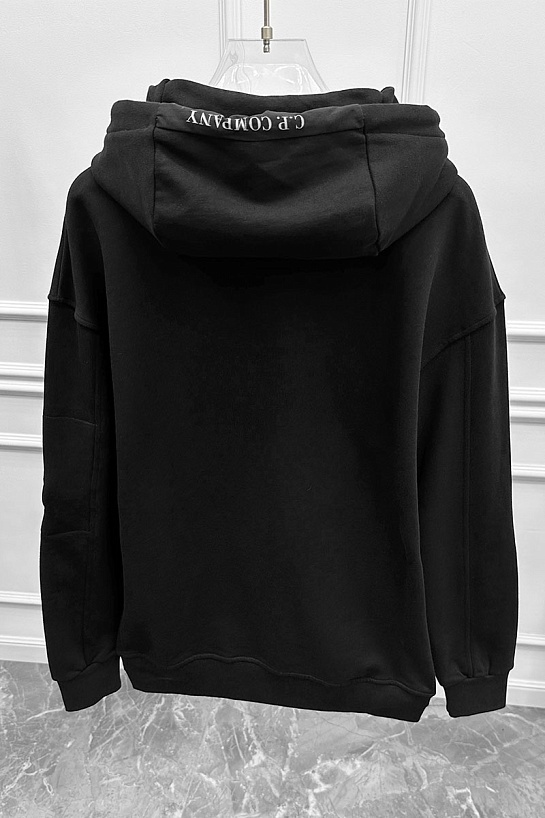 Чёрная мужская кофта C.P. Company Lens-detail