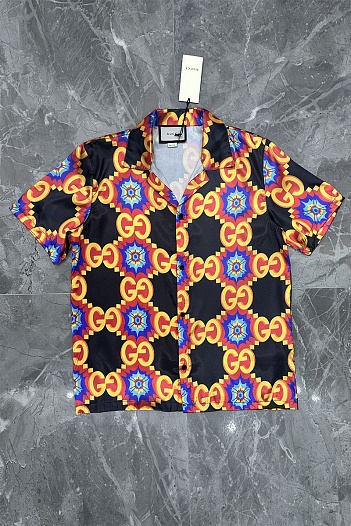 Мужская рубашка Gucci GG Kaleidoscope   