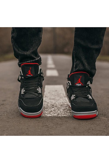 Кроссовки Nike Air Jordan 4 Retro "Bred"   