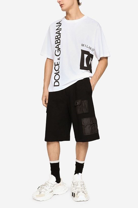 Мужская белая футболка Dolce & Gabbana