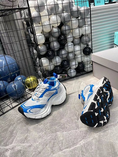 Женские комбинированные кроссовки Balenciaga Women's 10XL - White / Blue   