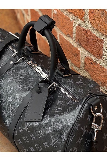 Дорожная сумка Louis Vuitton Keepall Monogram Eclipse 50x28 см   