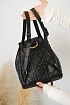 Кожаный рюкзак Dior Caro 26x25 см - Black