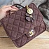 Замшевая сумка Chanel 21x19 см - Brown