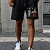 Мужские чёрные шорты Off-White Caravaggio Print
