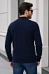 Тёмно-синее поло с длинным рукавом Tommy Hilfiger