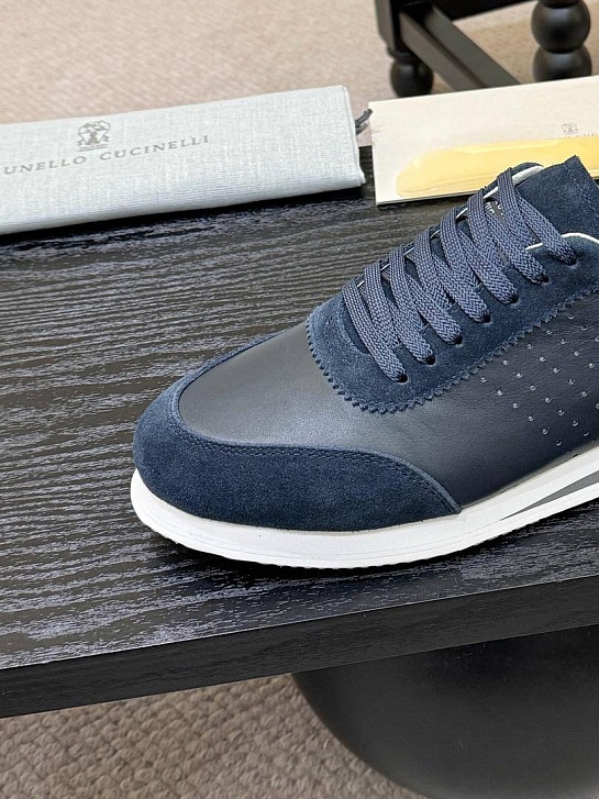 Мужские кроссовки Brunello Cucinelli low-top - Navy