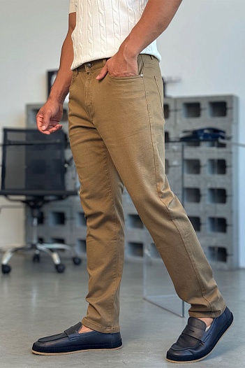 Мужские джинсы Zegna premium - Brown   