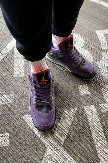 Кроссовки Nike Air Jordan 4 Retro "Canyon Purple"   