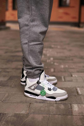 Кроссовки ANike J4 Retro "Military Black"   