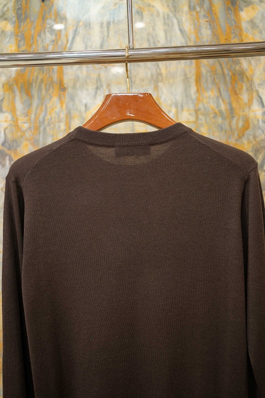 Мужской коричневый джемпер Dolce & Gabbana premium