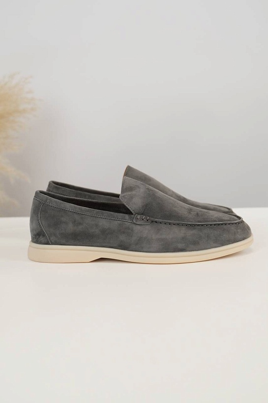 Мужские замшевые лоферы Loro Piana Summer Walk
