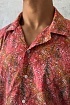 Мужская красная рубашка Dolce & Gabbana floral-print