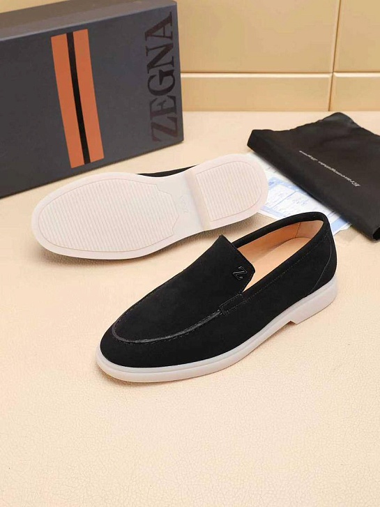 Мужские замшевые лоферы Ermenegildo Zegna