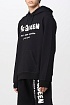 Чёрное худи Alexander McQueen graffiti logo-print