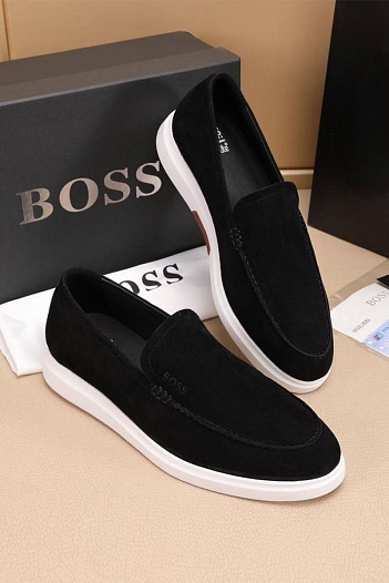 Мужские замшевые лоферы Hugo Boss   