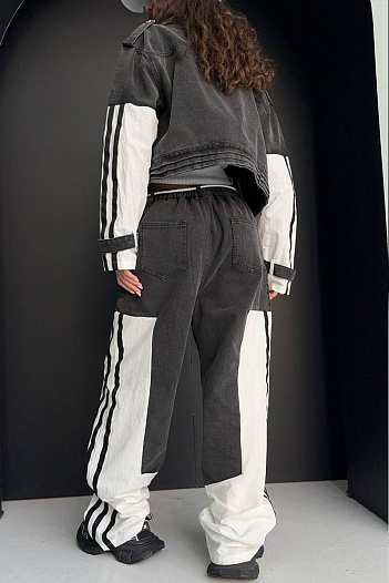 Женский комбинированный костюм Balenciaga   