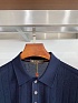Мужское тёмно-синее поло Loro Piana premium